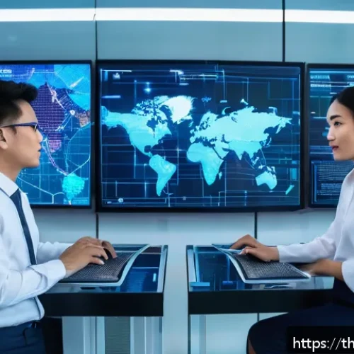 딥러닝 모델 아키텍처 비교 분석 - A futuristic Thai tech laboratory with engineers analyzing complex hybrid deep learning models on mu...