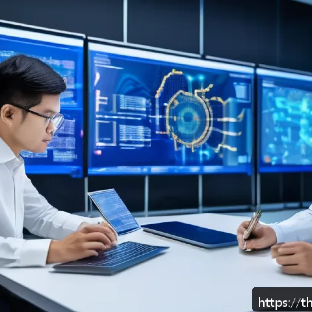 최신 딥러닝 연구 동향에 따른 아키텍처 설계 - A high-tech modern AI research lab scene focused on the fusion of Transformer and convolutional neur...